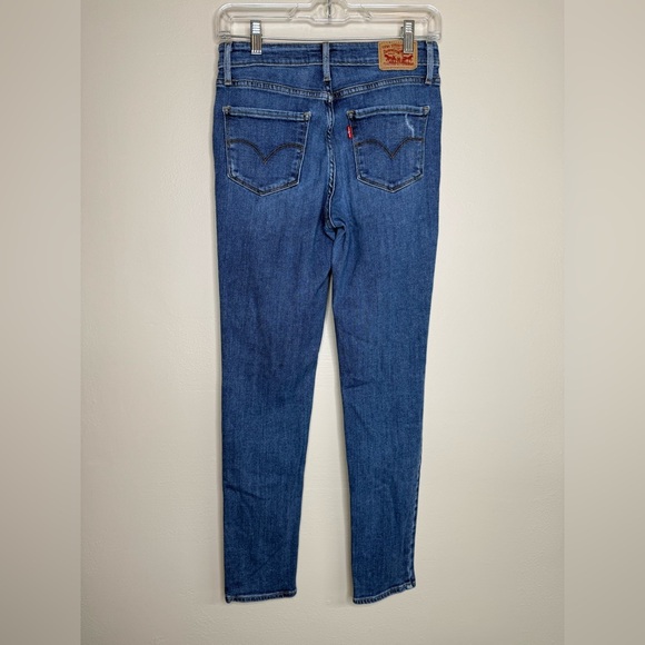 Levi’s 721 High Rise Skinny Distressed Jeans Size 27 - Picture 2 of 11